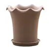 Maceta Lusur, Maceta de Plástico para Bonsái Rábano Verde, Maceta Creativa para Balcón para Cultivar Verduras y Plantas Suculentas, Maceta de Plástico Engrosada