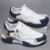 Zapatos de hombre de punta ancha para primavera y otoño, zapatos de malla transpirable, zapatillas de senderismo acolchadas de suela blanda para exteriores, zapatillas de running para hombre