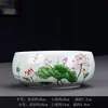 Maceta de flor de hada del agua cerámica cobre Herba hidropónica Torre bambú una hoja loto cuenco loto Herba Lysiana maceta especial sin agujero tamaño grande pequeño