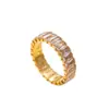 Nuevas Joyas Europeas y Americanas de Acero Inoxidable, Anillo de Acero de Titanio con Incrustaciones de Circonita a la Moda Estilo Ins, Anillo Versátil de Diseño de Nicho
