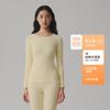 220g Algodão Puro Roupas de Outono Femininas e Calças Compridas 95% Algodão Puro Traje Térmico 7A Antibacteriano para Meninas Gola Redonda Categoria a Roupas Íntimas Básicas