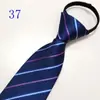 Corbata de Hombre Cremallera Novio Boda Roja 8cm Vestido Negocio Nudo Negro Libre Perezoso Fácil de Tirar Azul Corbata