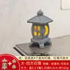 Linterna de Piedra Adorno de Paisaje Micro Paisaje Acuario Bonsái Decoración Japonesa Estilo Antiguo Linterna de Piedra en Miniatura Mini Adorno