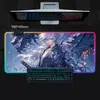 Alfombrilla de Ratón Classy Glare Swordsman RGB Luminosa E-Sports Venta Directa de Fábrica Alfombrilla de Ratón Pad de Escritorio Logo Personalizado