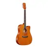 Atacado de Fábrica Em Estoque Entrega Guitarra Folk de 38 polegadas para Iniciantes e Estudantes Instrumento de Madeira de Nível de Entrada de 41 polegadas para Novatos