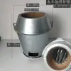 Revestimento Interno Universal para Forno de Pato Assado em Carvão, Revestimento Interno Extra Espesso Resistente a Altas Temperaturas para Forno de Ganso Assado, Núcleo de Forno Espesso em Aço Inoxidável