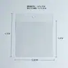 Funda de Plástico Blando de PVC Transparente, Portatarjetas Sellado Impermeable Esmerilado de EVA Personalizado, Portatarjetas de Identificación de Película Blanda de Plástico Imprimible