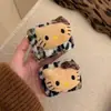 Pulsera Facial de Gato Kt con Estampado de Leopardo, Diadema, Puños Elásticos Mágicos Extensibles, Pulsera Absorbente de Secado Rápido para Lavar y Prevenir la Humedad