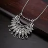 Accesorios de Joyería de Aleación Retro, Colgantes con Patrón de Estilo Étnico, Materiales para Pendientes y Collares Hechos a Mano para DIY al por Mayor