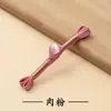 Botones planos hechos a mano con forma de cola de golondrina, estilo chino tradicional Hanfu, ropa de las dinastías Ming y Song, botones decorativos retro
