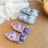 Zapatos de niña Kuromi, zapatos de cristal, nuevo modelo primavera 2026, zapatos de princesa para niños, zapatos de piel para actuación, zapatos de vestir elegantes para niñas