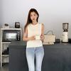 Camisola Fresca Pequeña de 14 puntos para Mujer Shalaf Ropa Exterior Ajustada Adelgazante Tejida sin Mangas Jersey