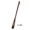 Calzador de madera maciza vietnamita, mango largo de ébano con incrustaciones de concha, levantador de zapatos para uso doméstico, calzador de madera de ala de pollo al por mayor