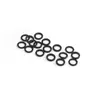 Pesca de carpa folha redonda anel pequeno aço inoxidável forte puxada conector de isca vara anel asiático equipamento de pesca pesca ao ar livre pequeno