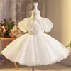 Vestido Formal de Verano para Niñas Vestido de Princesa Vestido de Dama de Honor Cumpleaños Vestido Abullonado Vestido de Presentación para Niñas Disfraz de Performance para Niñas Gama Alta