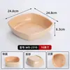 Vajilla para olla caliente de melamina, plato para brochetas con imitación de veta de madera, plato de exhibición para buffet de verduras, olla caliente pequeña giratoria, uso comercial en restaurantes