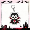 Llavero Colgante de Fantasma Lindo de Halloween Estilo Acrílico Plano Lindo Contorno de Líneas Simples Imagen Chistosa