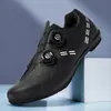 Juego de Zapatos de Bloqueo para Bicicleta de Carretera 2026, Suela Dura, Transpirables para Verano, Zapatos de Ciclismo sin Bloqueo, Zapatos de Bicicleta con Doble Hebilla