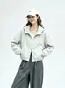 Chaqueta corta y ligera para mujer, para figuras petite, nuevo estilo popular de moda primavera/otoño 2026, abrigo elegante para mujer