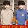 Y Two Two Eight Three # Blusa Térmica Infantil com Estampa de Desenho Animado, Nova Camada Base para Crianças, Gola Alta Meia, Camiseta de Manga Longa Tendência