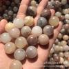 Atacado ouro seda jade Violeta 16mm 18mm contas soltas she taicui contas redondas pulseira de mão acessórios diy