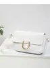 2025 Bolso Cuadrado Simple de Gama Alta Hebilla de Cinturón Personalizada Bolso de Hombro con Solapa Bolso de Moda para Mujer para el Trabajo Bolso para Teléfono Móvil Lote
