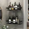 Estante de almacenamiento de aluminio sin perforaciones para inodoro, trípode para inodoro, estante de almacenamiento para baño, estante de esquina para inodoro montado en la pared