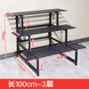 Estante de Flores para Balcón de Acero Inoxidable de Pie Multicapa para Suculentas Estante de Almacenamiento para Sala de Estar Escalonado Decorativo para Exteriores Estante para Macetas