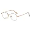 Moda Lindos Marcos Pequeños 5 Gafas Exquisitas para Hombres y Mujeres Moda 98 Titanio Versátil Marco 51 Mismo Estilo 24 Retro Venta al por Mayor Estudiante
