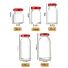 Botellas para porcionar nido de pájaro, botellas aptas para vapor, botellas de vidrio resistentes a altas temperaturas, frascos pequeños sellados de grado alimenticio, frascos vacíos para guisado fresco, al por mayor