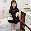 Estilo Coreano 2024 Verano Nuevo Bolsa para Niños Niños y Niñas Bolso de Hombro Simple Color Sólido Estilista Portátil para Niños Bolso Cruzado