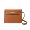 Bolsa de Danza Swift Kelly para Mujer Bolso de Hombro de Cuero Genuino Bolso Cruzado de Axila de Piel de Vaca Bolso de Mujer de Cuero Genuino Estilo de Nicho de Gama Alta