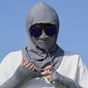 Máscara Solar de Seda de Gelo Masculina Máscara Facial Completa UV Equipamento de Cabeça para Ciclismo ao Ar Livre no Verão Chapéu de Proteção para o Pescoço Rosto Gini