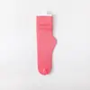 Calcetines de Hielo Coreanos Color Crema Calcetines de Terciopelo Delgado de Color Sólido para Primavera y Verano Calcetines de Moda Trendy para Mujer