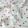 Tela blanca de algodón puro, tela jacquard de algodón puro, estilo pastoral, tela para camisas y faldas de mujer, tela para ropa infantil.