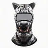 Touca de Animal para Proteção Solar ao Ar Livre, Máscara de Ciclismo, Forro de Capacete de Motocicleta Absorvente de Suor, Touca de Animal Fofa