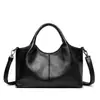 Bolso de Mano de Cuero Suave para Mujer, Gran Capacidad, Moda, Bolso de Hombro Único, Bolso Cruzado para Personas de Mediana Edad, Bolso de Mujer, Estilo Nuevo, Versátil, Cuero Suave para Mamás