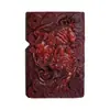 Encendedor de Juguete de Relieve de Doble Cara de Palo de Rosa Queroseno Antiguo Retro Viento Creativo para Hombre