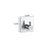 Gancho único de acero inoxidable 304 horneado sin clavos transfronterizo, gancho simple autoadhesivo, gancho de almacenamiento para cocina y baño
