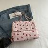 2025 Nuevo Estilo Bolso Bandolera Simple Bolso de Tela de Pana a la Moda Bolso Estilo Occidental Bolso de Hombro Casual con Cadena para Mujer