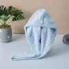 Touca de Secagem de Cabelo Espessa de Veludo Coral, Adulto Fofo, Crianças e Estudantes, Toalha Baotou Amigável à Pele, Atacado Absorvente de Água e de Secagem Rápida