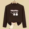 Roupa térmica feminina com forro de fleece, novo estilo outono e inverno 2026, segunda pele infantil de manga comprida, camiseta interna escovada para meninas