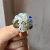 Coreia do Sul Mesmo Estilo Flor de Lantejoula Flor de Sapato Brilho Diamante Miçanga Feita à Mão Estilo Coreano Doce Alto Senso Flor Decorativa para Sapato Joia de Sapato