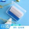 Cepillo interdental tipo I grande en caja, cepillo de dientes suave de silicona alimentaria, caja interdental desechable para limpieza oral