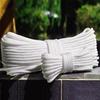 Cuerda de Nailon Blanco, Cuerda Trenzada de Nailon Engrosada, Cuerda para Tender Ropa, Cuerda de Salvamento con Núcleo Recubierto para Uso en Exteriores