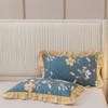 Cb # Funda de Almohada Acolchada 45cm*75cm Par de Fundas de Almohada Cálidas Individuales para Dormitorio de Estudiante con Algodón y Espesamiento para Uso en el Hogar