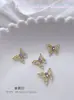 Joias para Nail Art de Borboleta Nova Cor Super Brilhante Diamante Olho de Cavalo Borboleta Oca Estereoscópica Acessórios de Decoração para Unhas de Liga