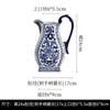 Vaso Cerâmico Estilo Chinês Doméstico Grande Azul e Branco Porcelana Vaso Sala de Estar Gabinete de TV Decoração Vaso Cerâmico