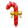 Balão Tema Natalino Amazon 36 polegadas Grande Bastões de Bengala Doce de Natal Balões de Decoração para Shopping de Ano Novo