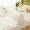 Mantel, lavable, a prueba de aceite, impermeable, PVC, tapete para mesa de comedor, estilo ins fresco y moderno, lujo ligero, sensación de alta gama, protector de escritorio para mesa de centro